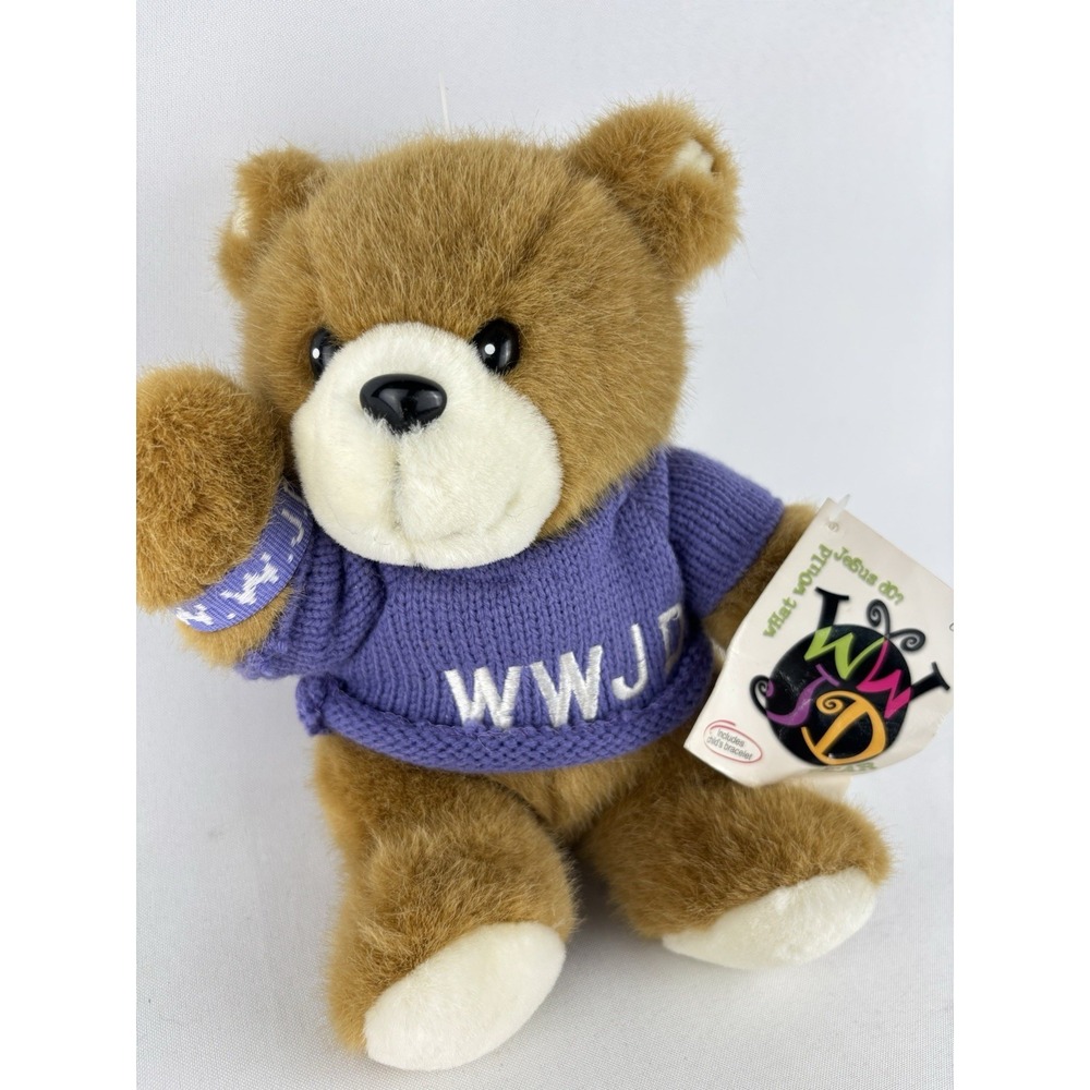 Gibson What Would Jesus Do WWJD Teddy Bear Plush Stuffed Animal Christian